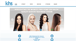 Desktop Screenshot of keratinhairsystem.com